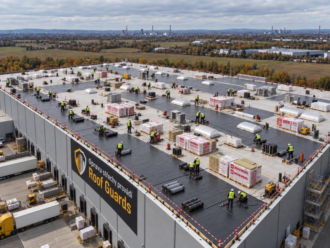 Rekonstrukce ploché střechy Ostrava