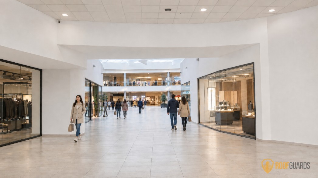 Výmaľba obchodného centra v Brne