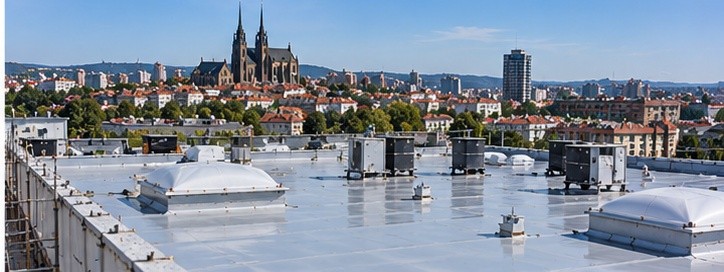Rekonstrukce ploché střechy Brno